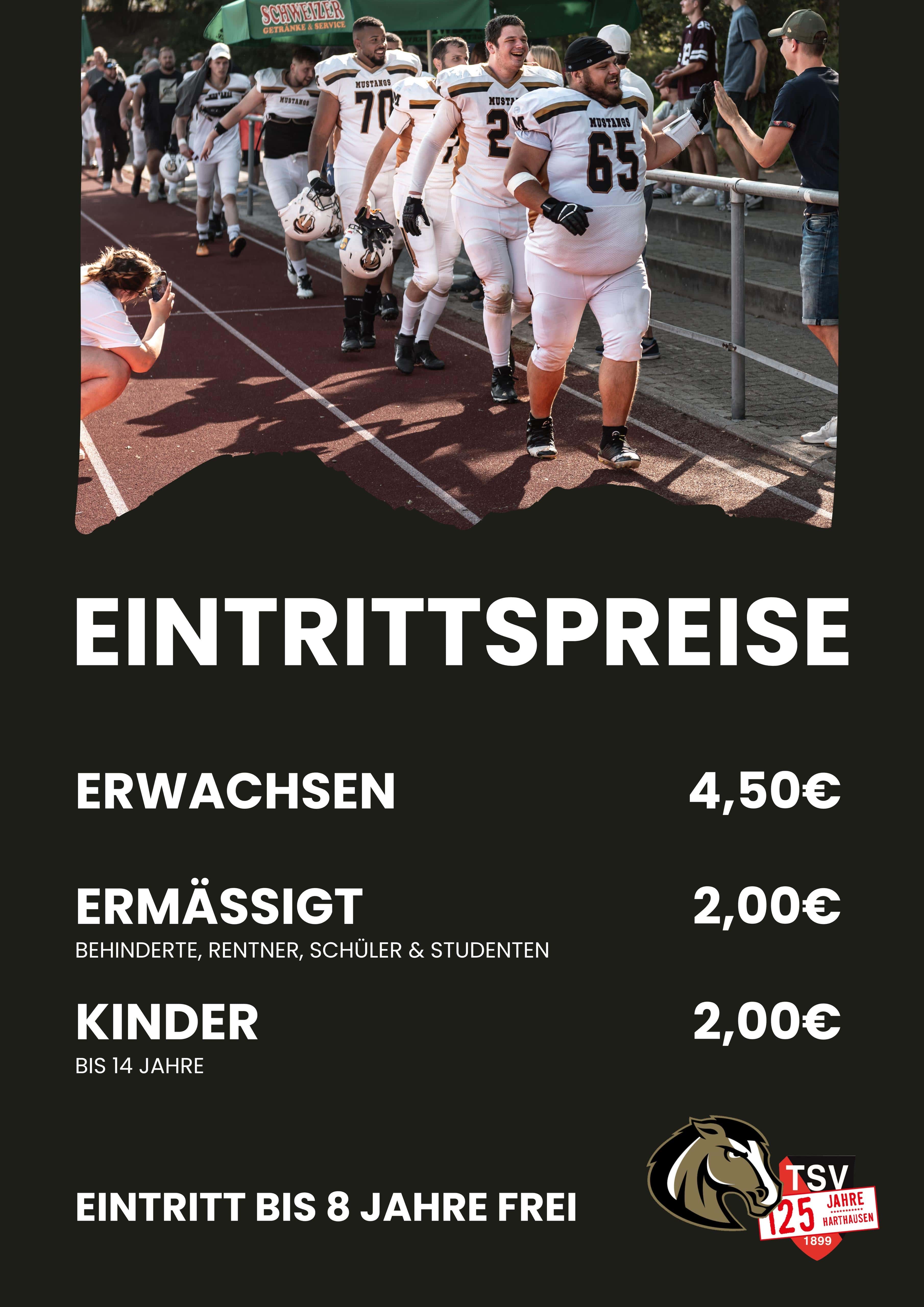 Eintrittspreise<br>