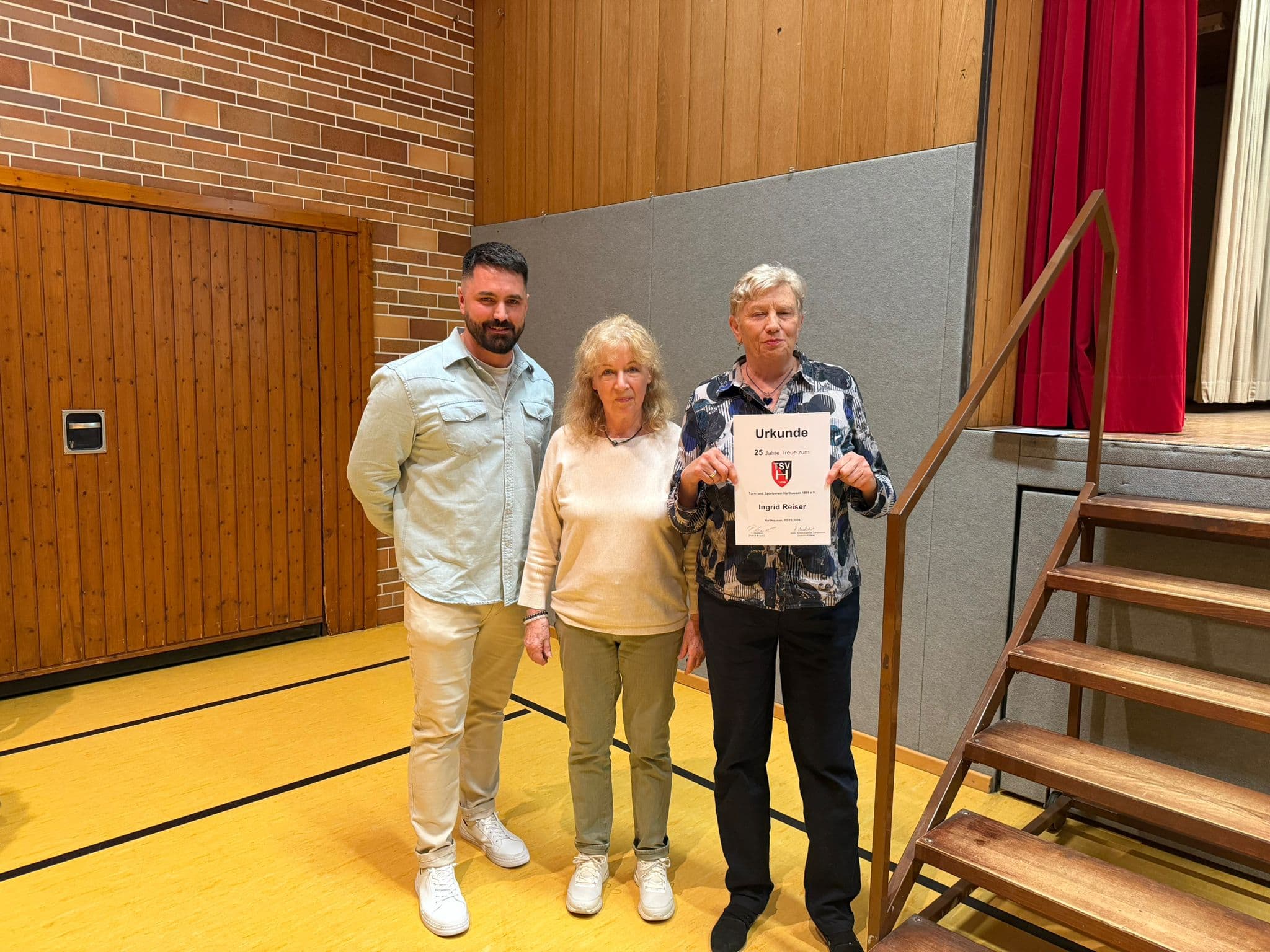 Ehrungen für 25 Jahre TSV