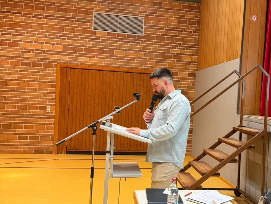 Begrüßung durch 1. Vorstand Patrick Brosch